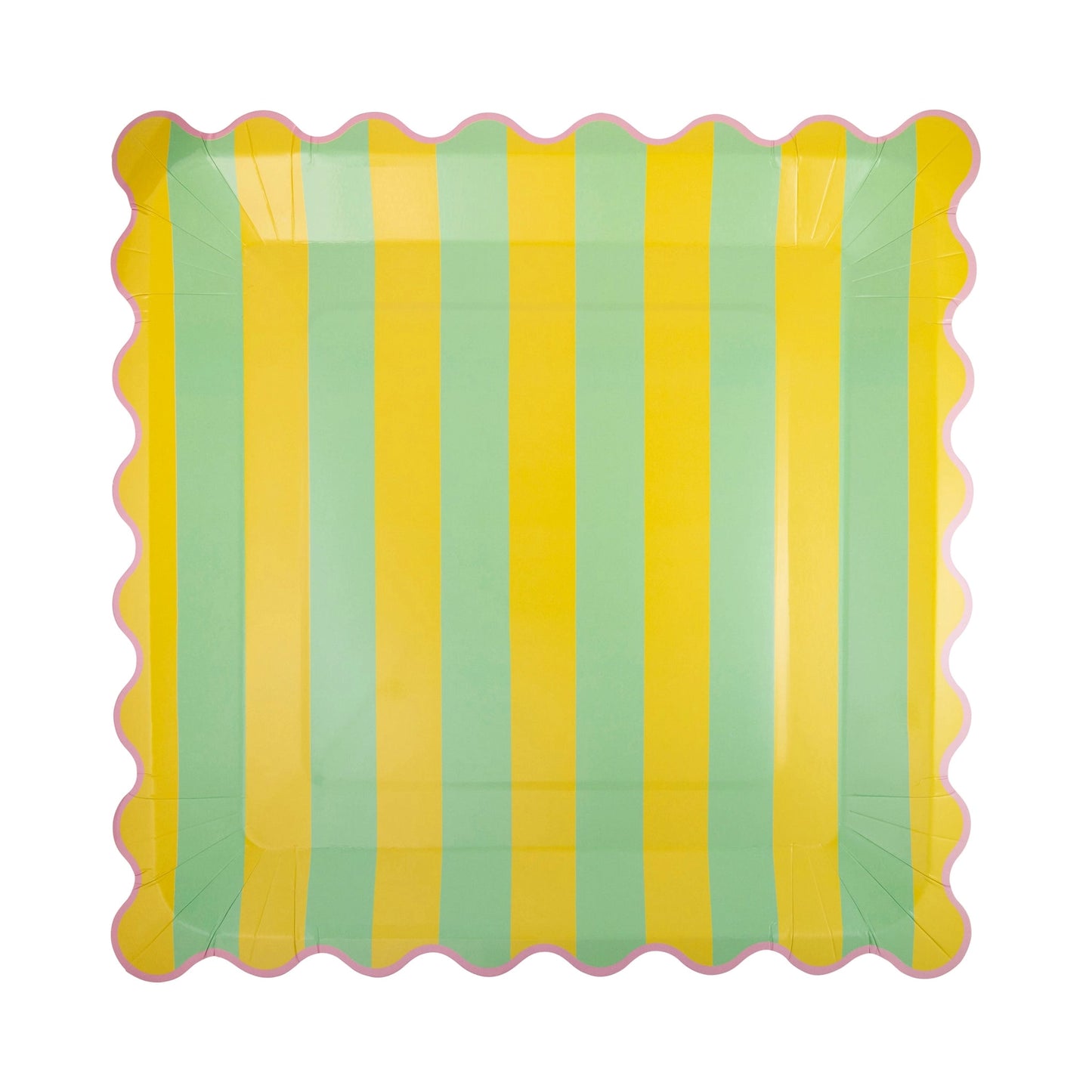 Bright Striped Dinner Plates