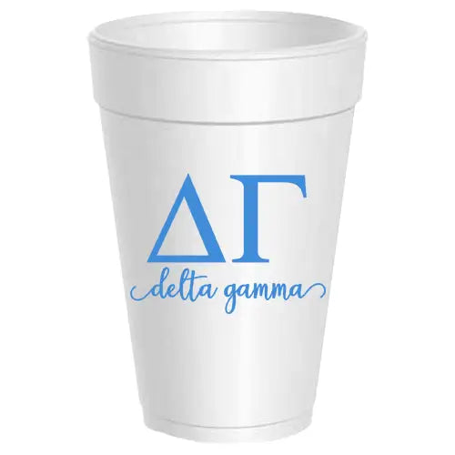 Delta Gamma Foam Cups
