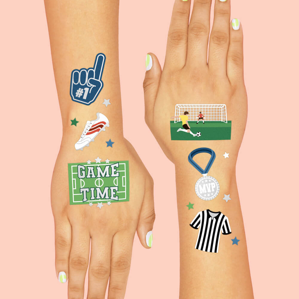 Soccer Temporary Tattoos