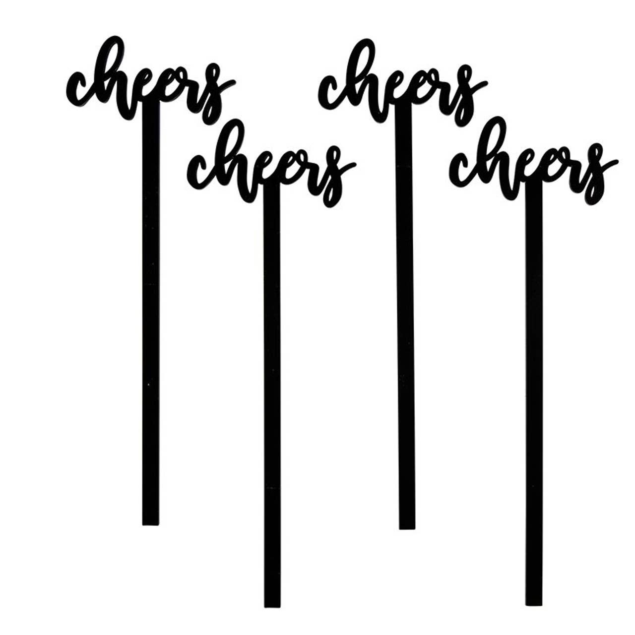 Cheers Acrylic Stir Sticks