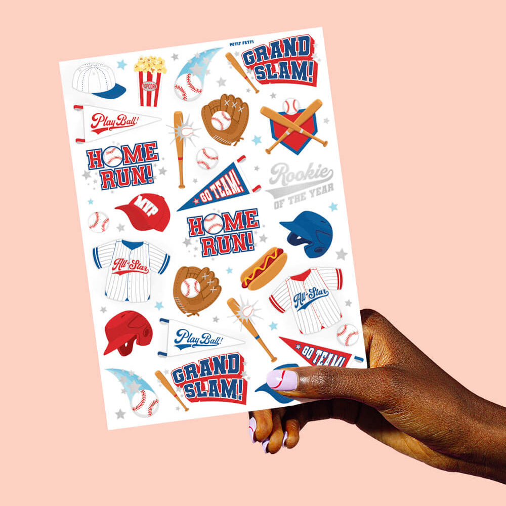 Baseball Temporary Tattoos