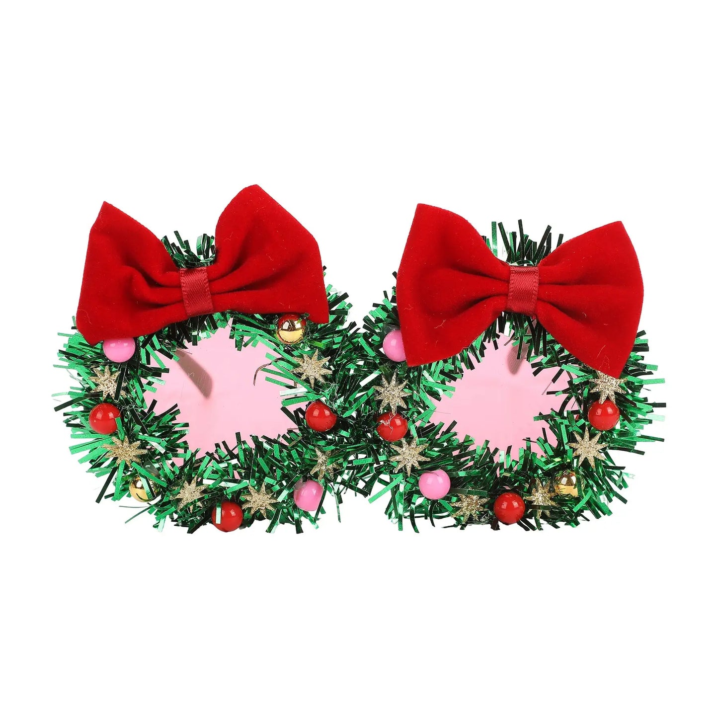 Fa La La Wreath Glasses