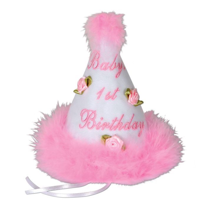 Baby's 1st Birthday Cone Hat