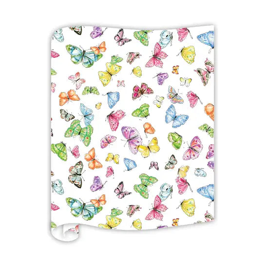 Colorful Butterflies Table Runner