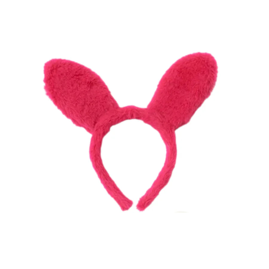 Fuzzy Bunny Ear Headbands