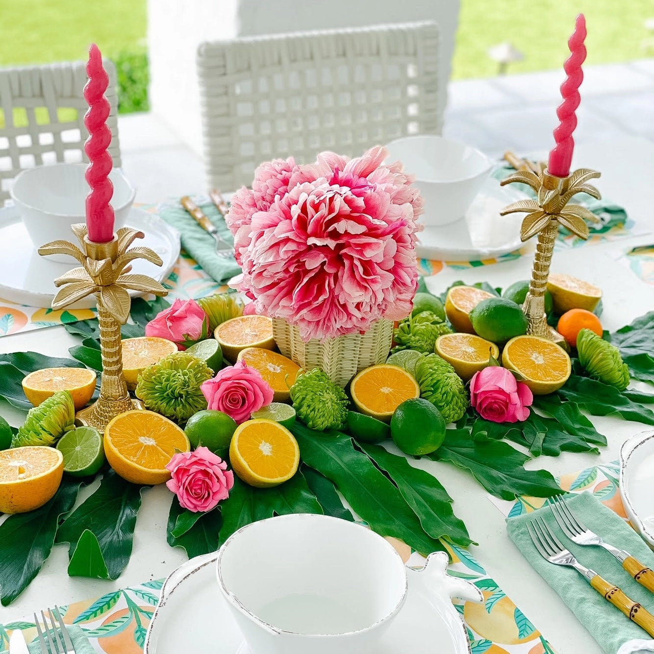 Wicker Paper Vase Wraps