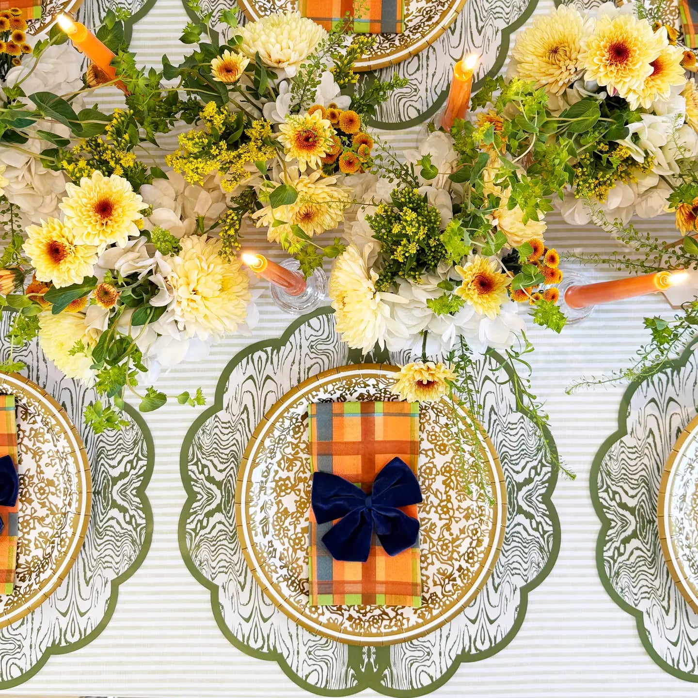 Green Wood x Cotton & Quill Paper Placemats