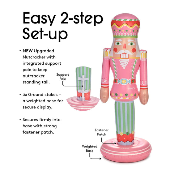 Candy Inflatable Nutcracker - Large