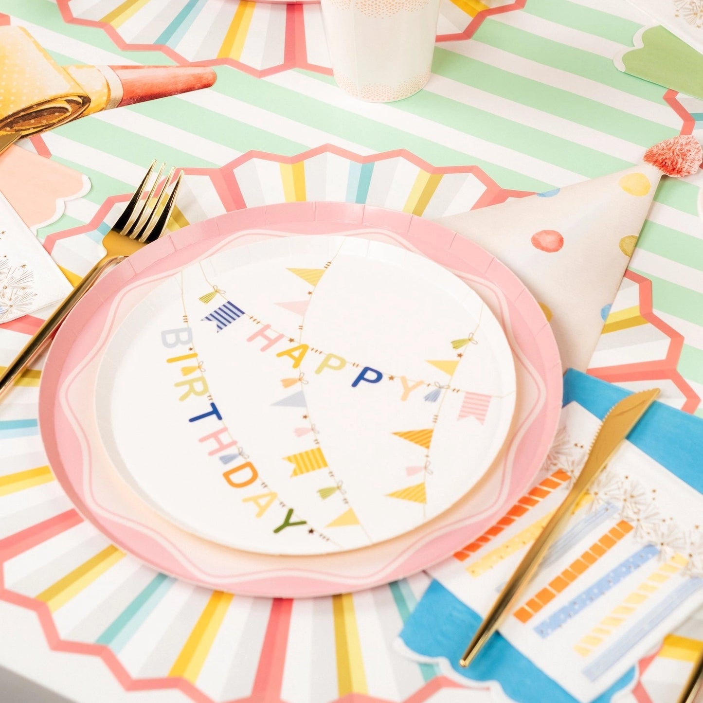 Birthday Cheer Dessert Plates