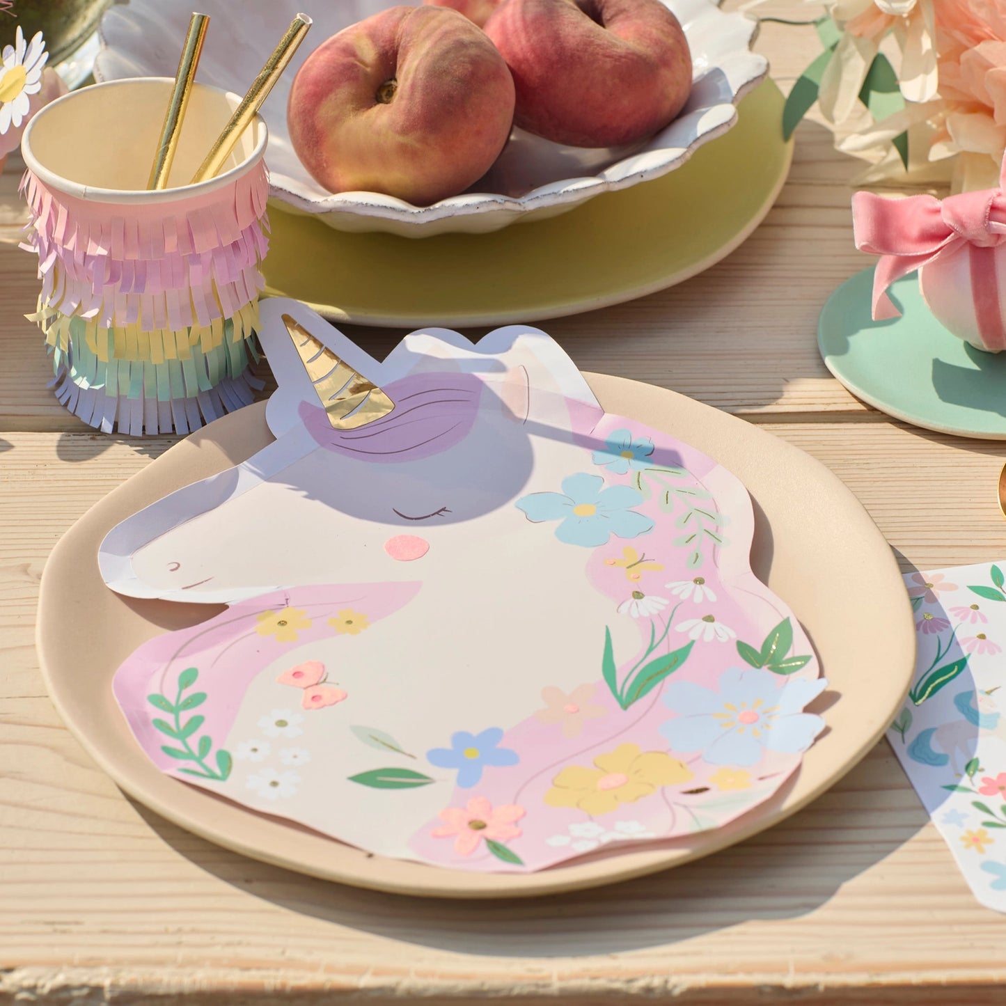 Meadow Unicorn Plates