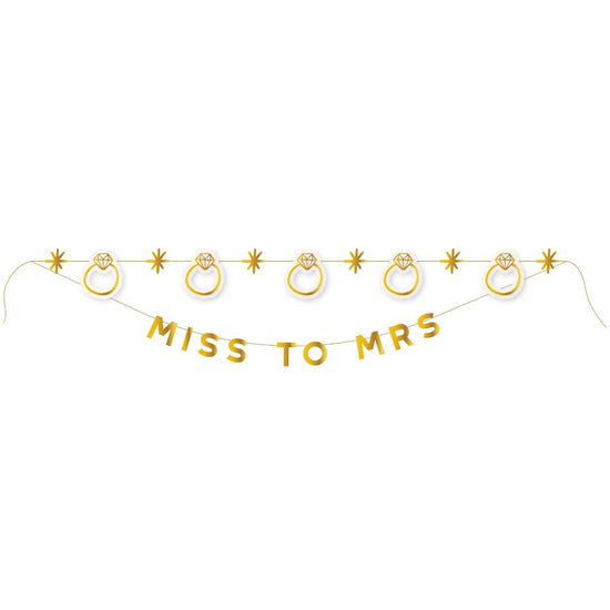 Miss to Mrs Banner Set