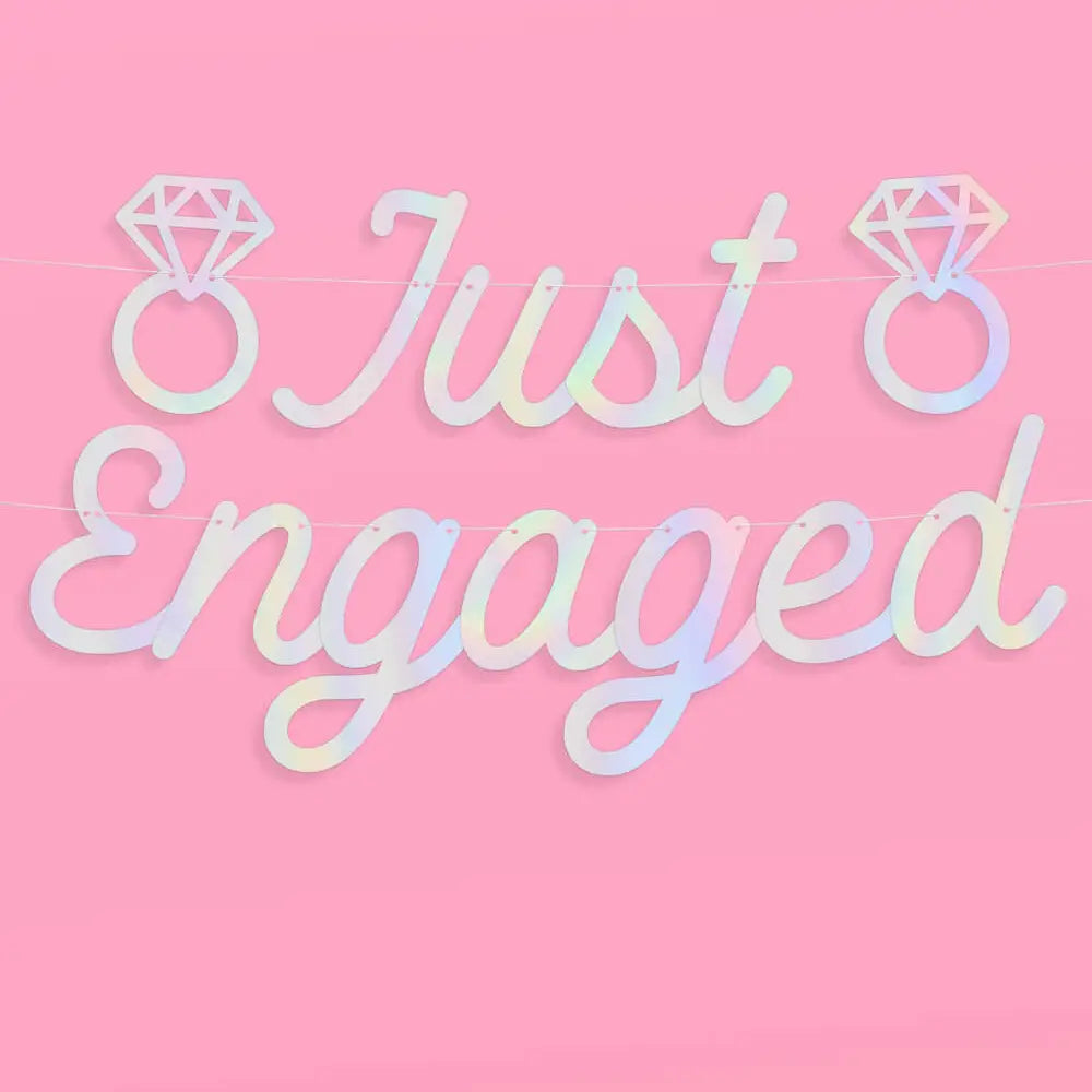 Just Engaged Banner