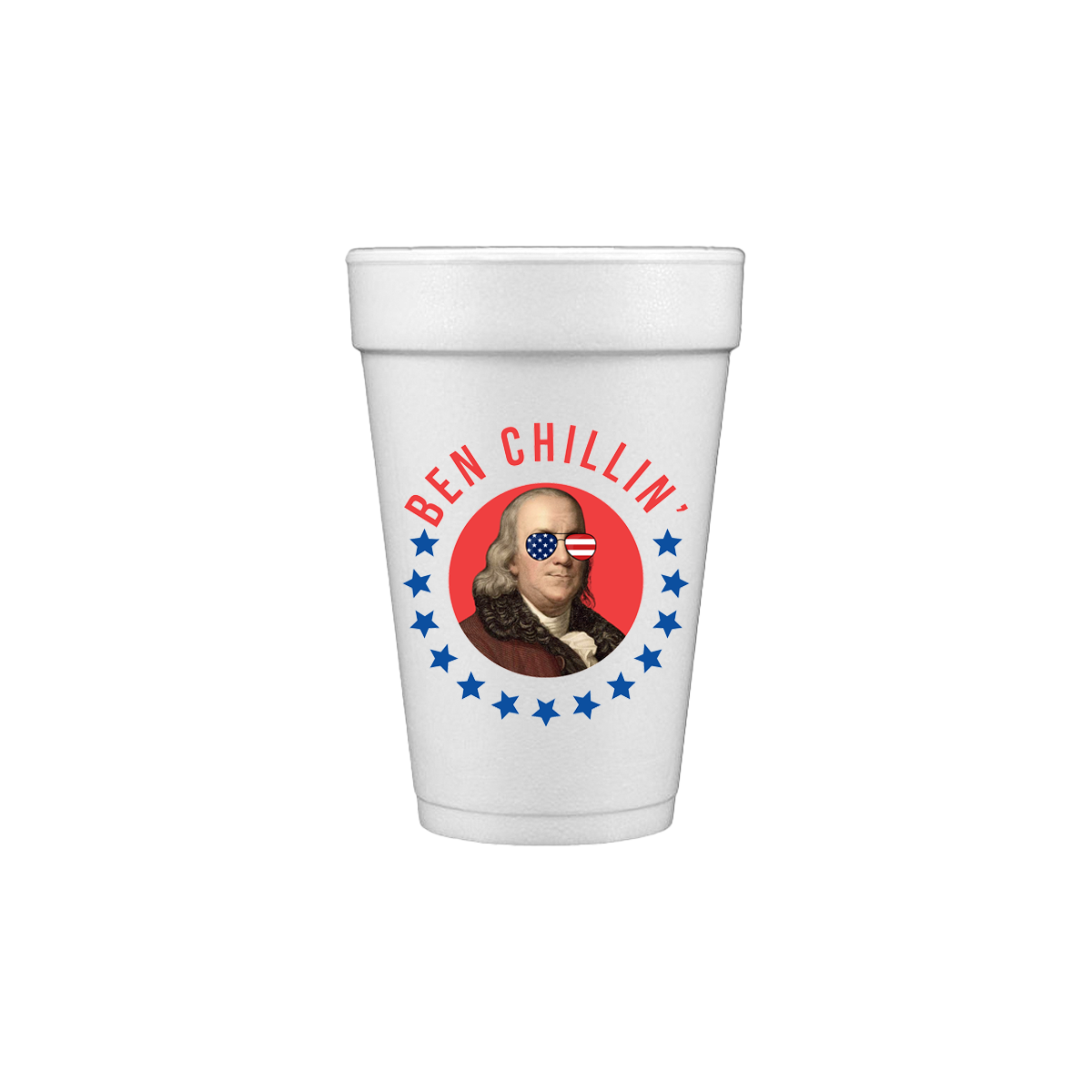 Ben Chillin' Styrofoam Cups
