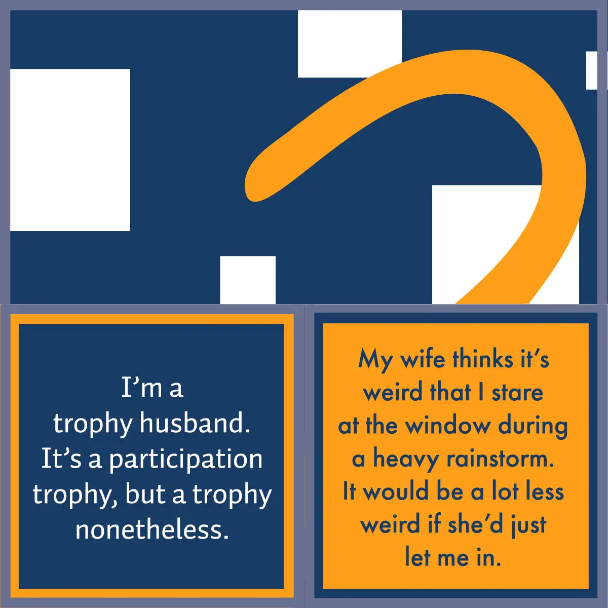 Rainstorm/Trophy Husband Napkins