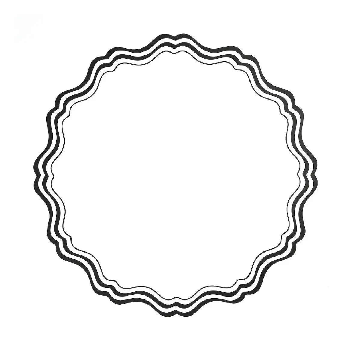Black & White Fancy Placemats