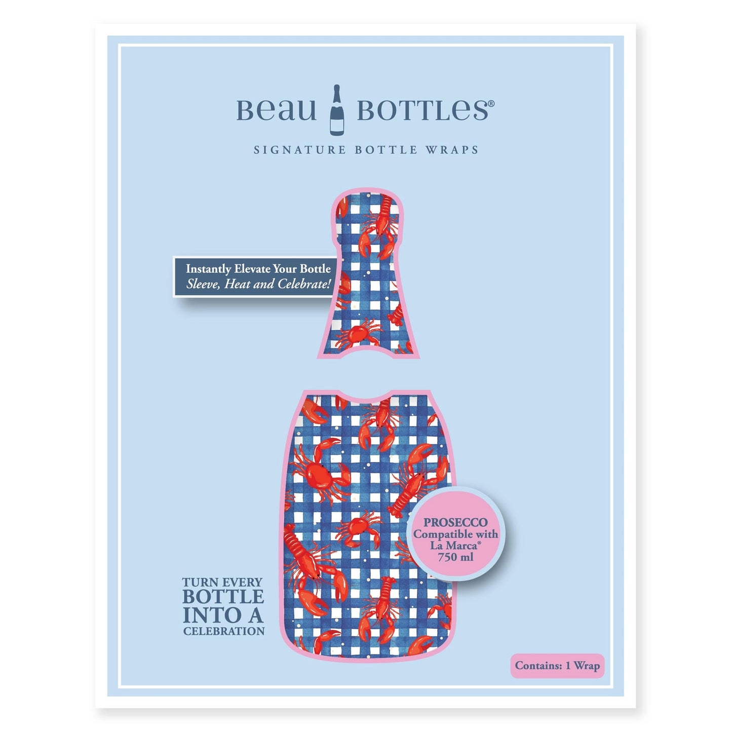 Beau Bottles Lobster Party - La Marca Edition