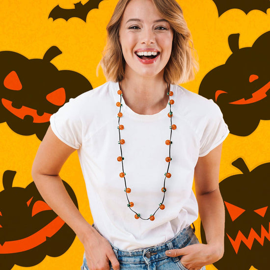Pumpkin LED Necklace