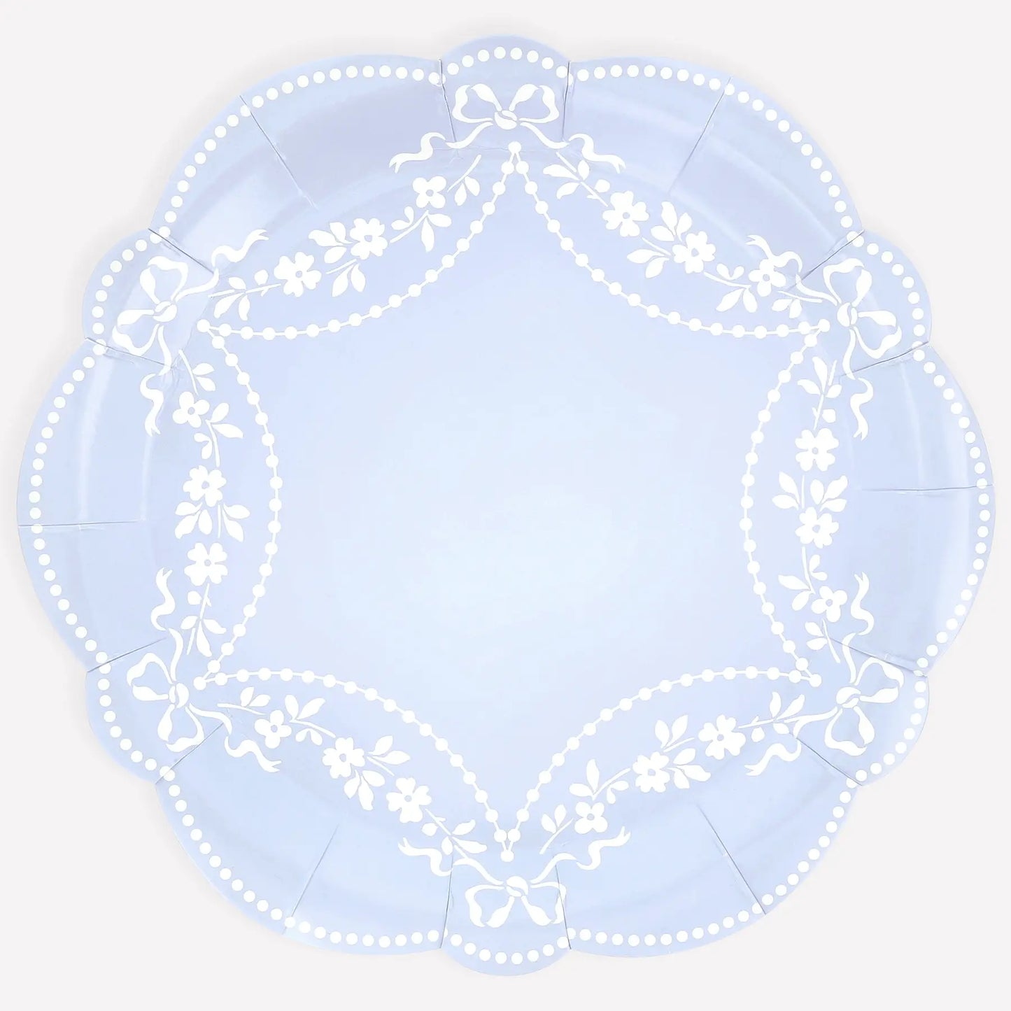 Rococo Blue Dinner Plates