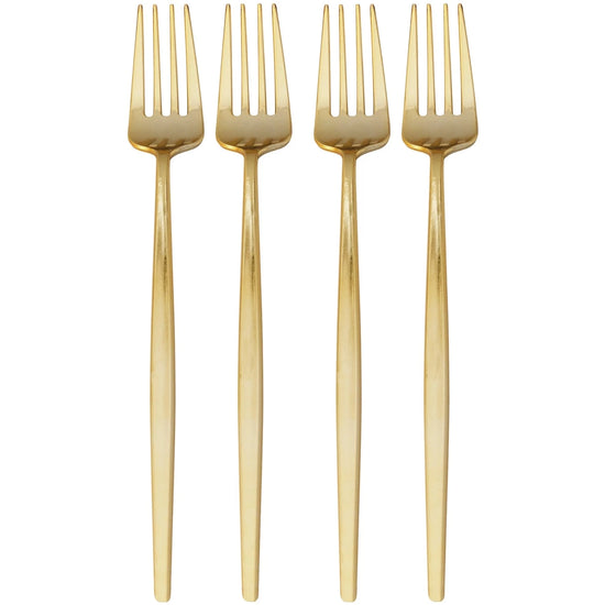 Load image into Gallery viewer, Gold Forks 20PC - Opulence Collection Flatware
