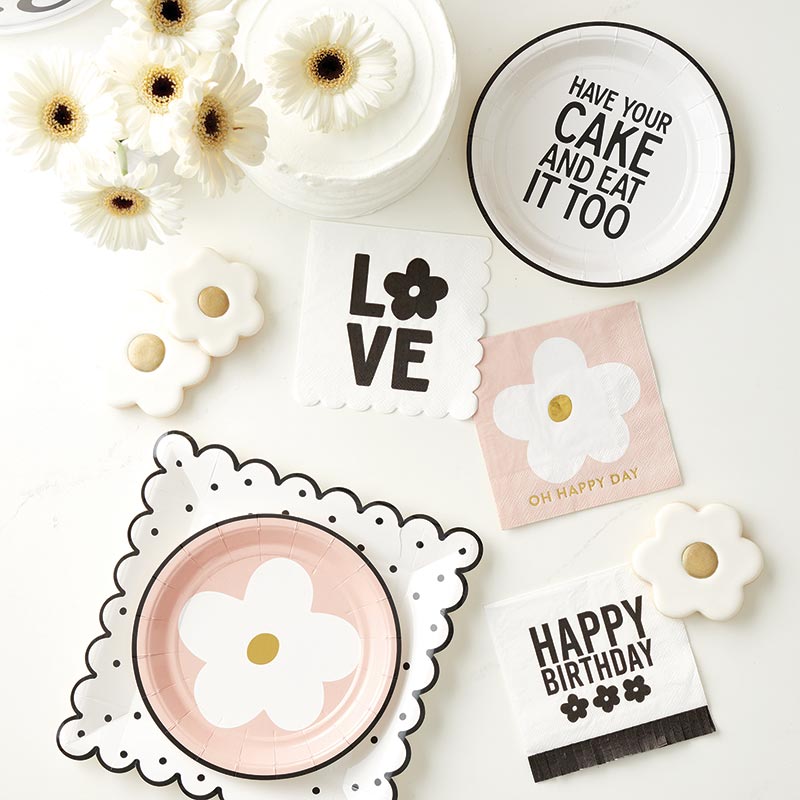 Love Flower Cocktail Napkins