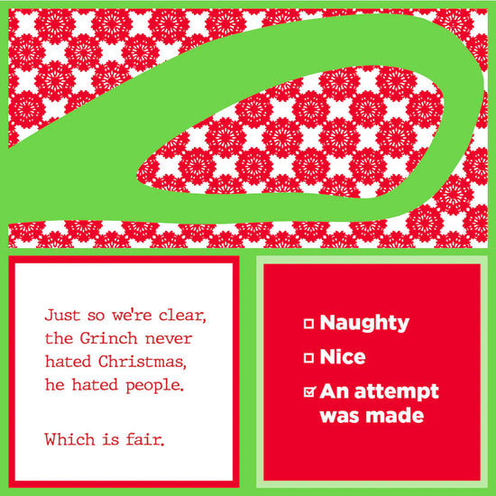 Christmas Napkins: Attempt Made
