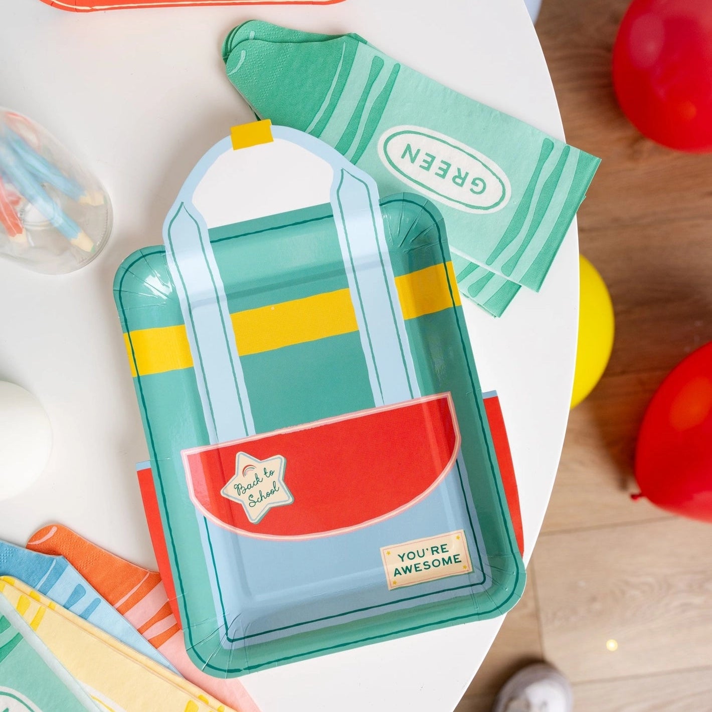 Backpack Shaped Plates