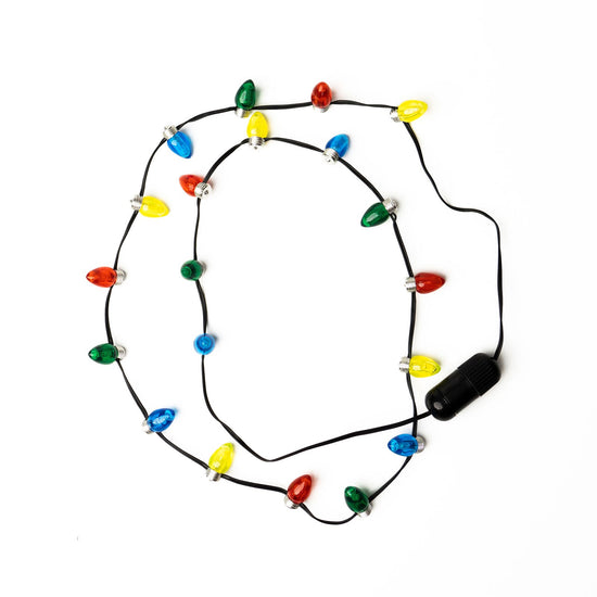 Holiday Light Bulb LED Necklace