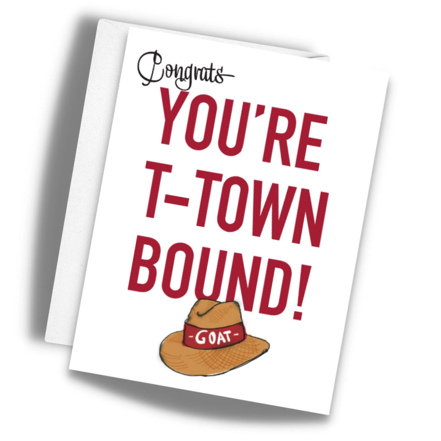 Tuscaloosa Bound Greeting Card