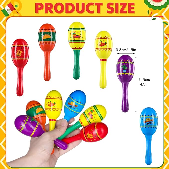 Tiny Maracas - 6 pack