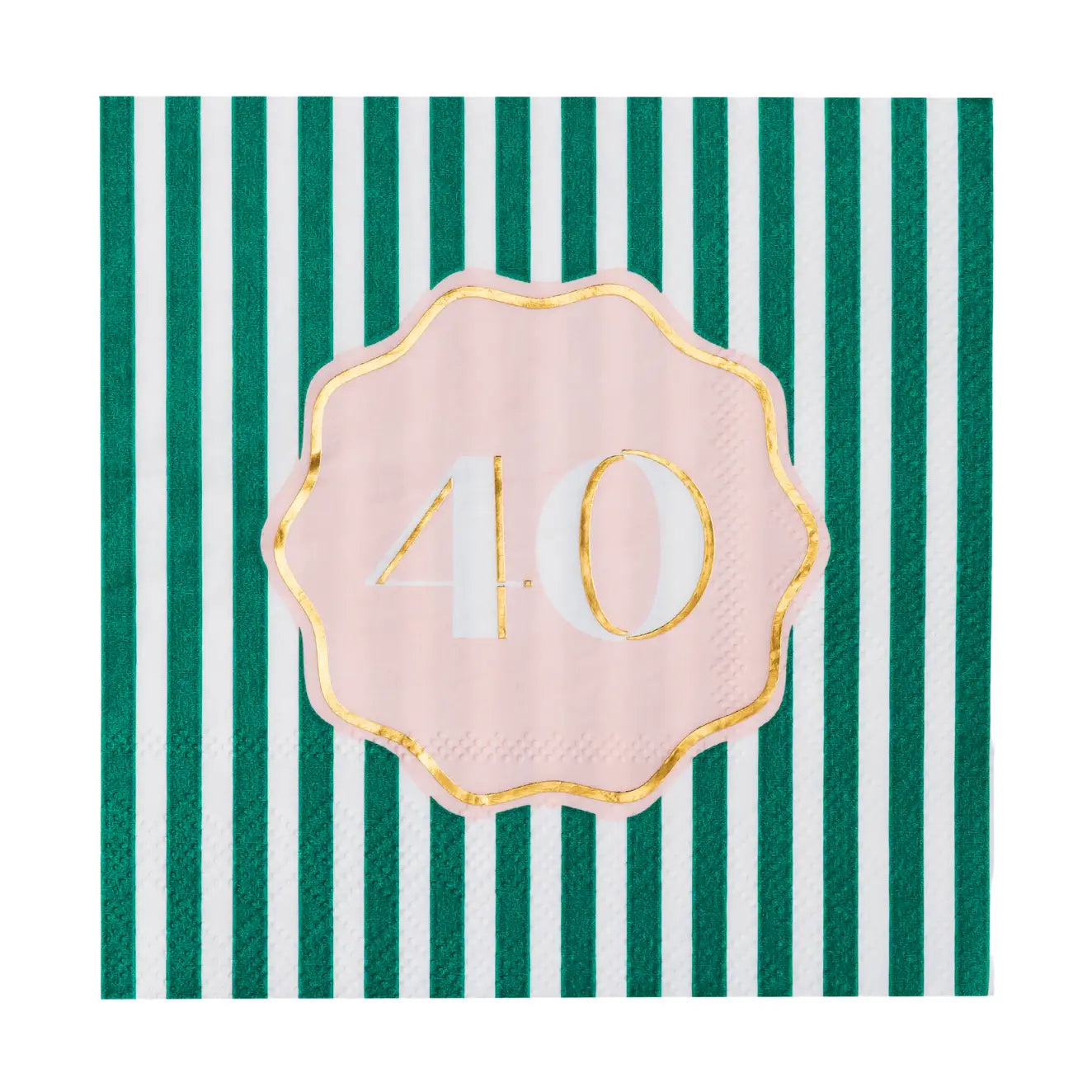 40th Birthday Cocktail Napkins