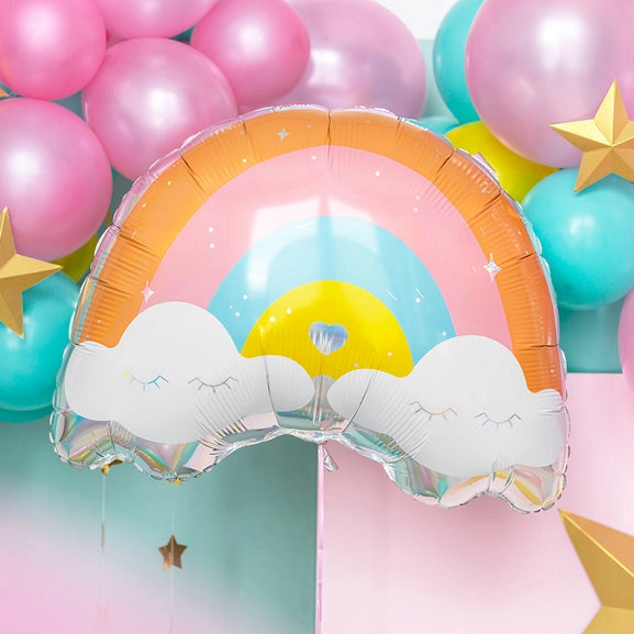 21" Pastel Rainbow Mylar