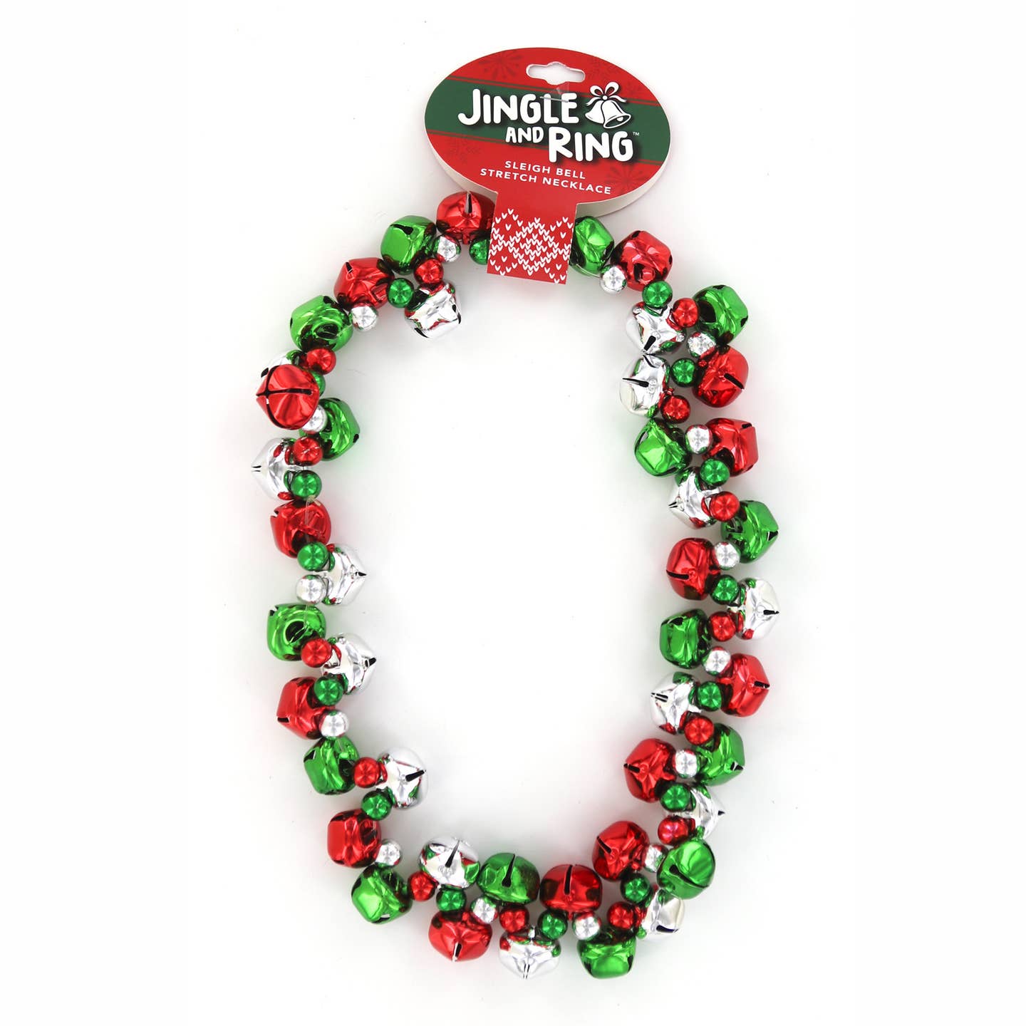 Jingle Sleigh Bell Stretch Necklace