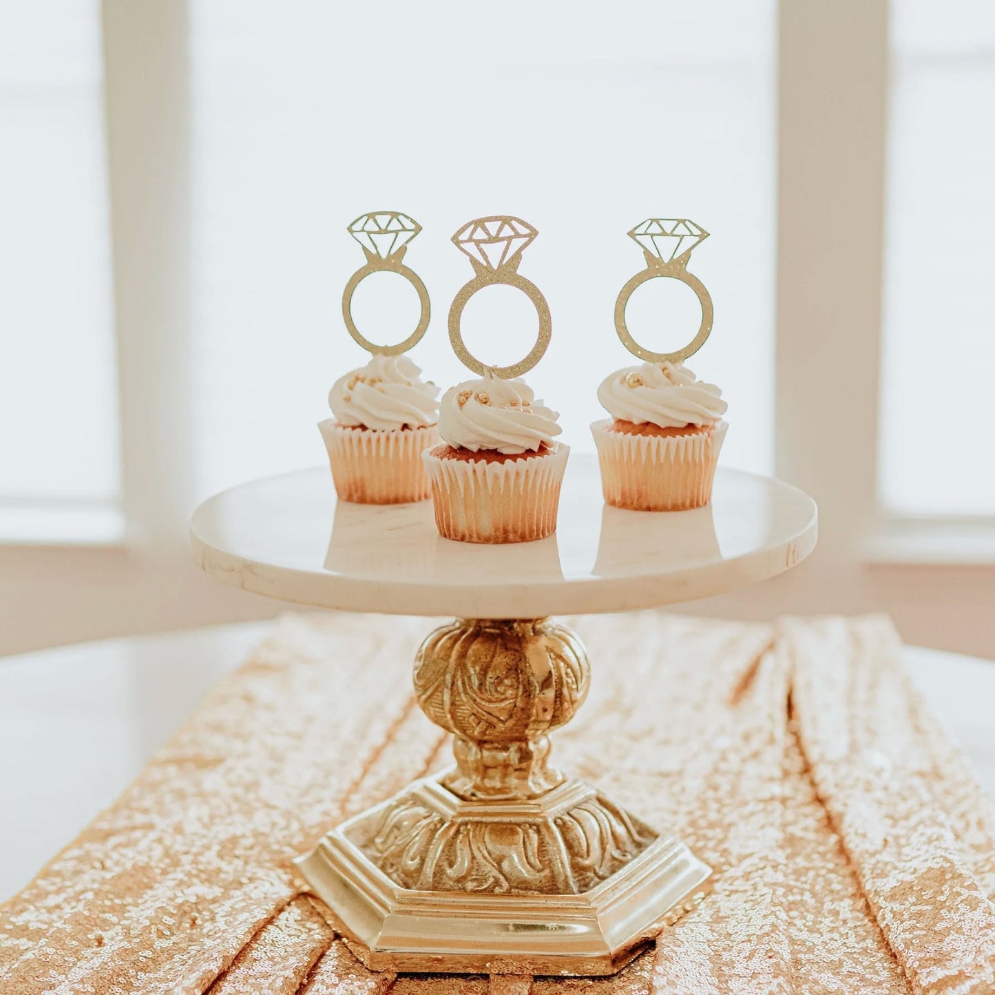 Ring Cupcake Toppers