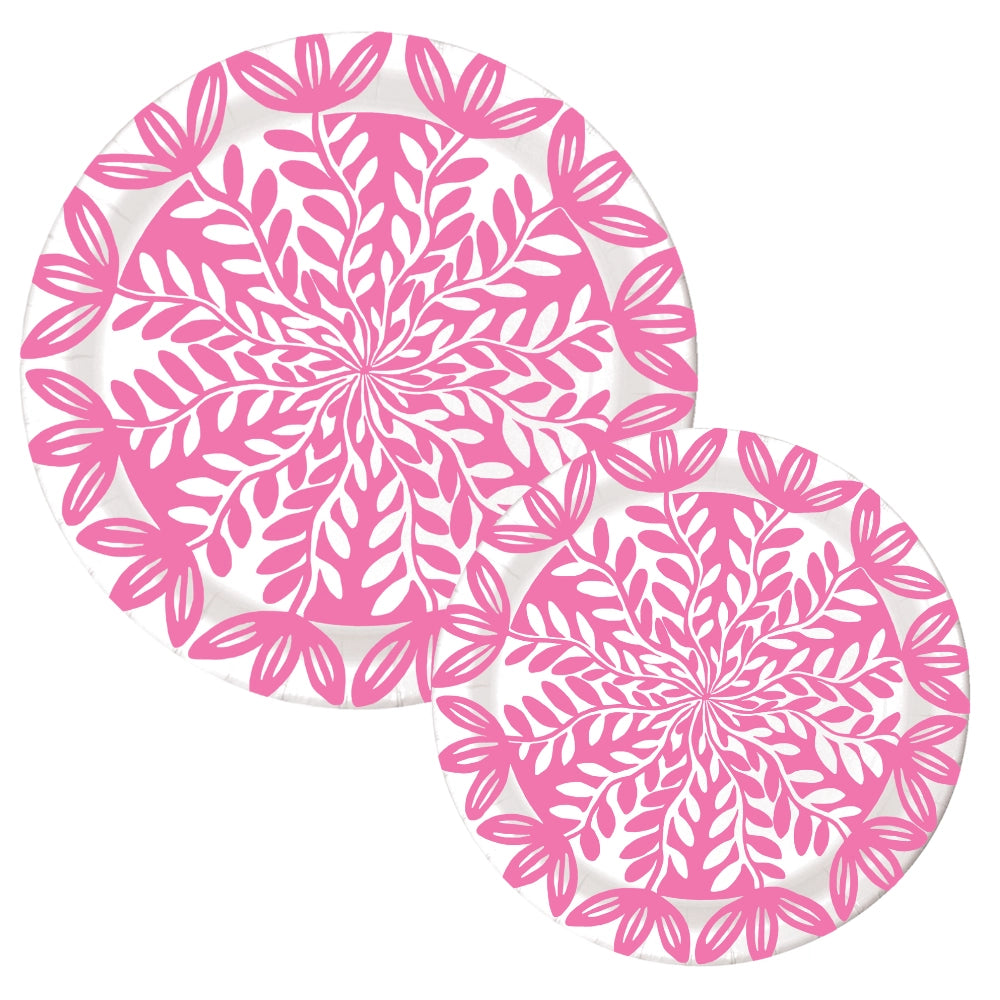 Pink Heavy Duty Salad Plates