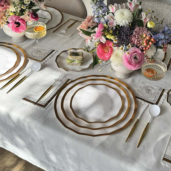 White Wavy Appetizer Bowl