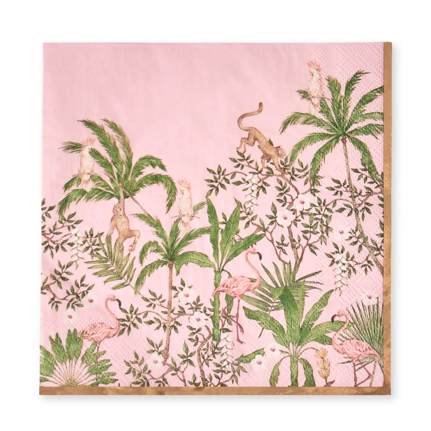 Palm Beach Pink & Green Large Paper Napkins