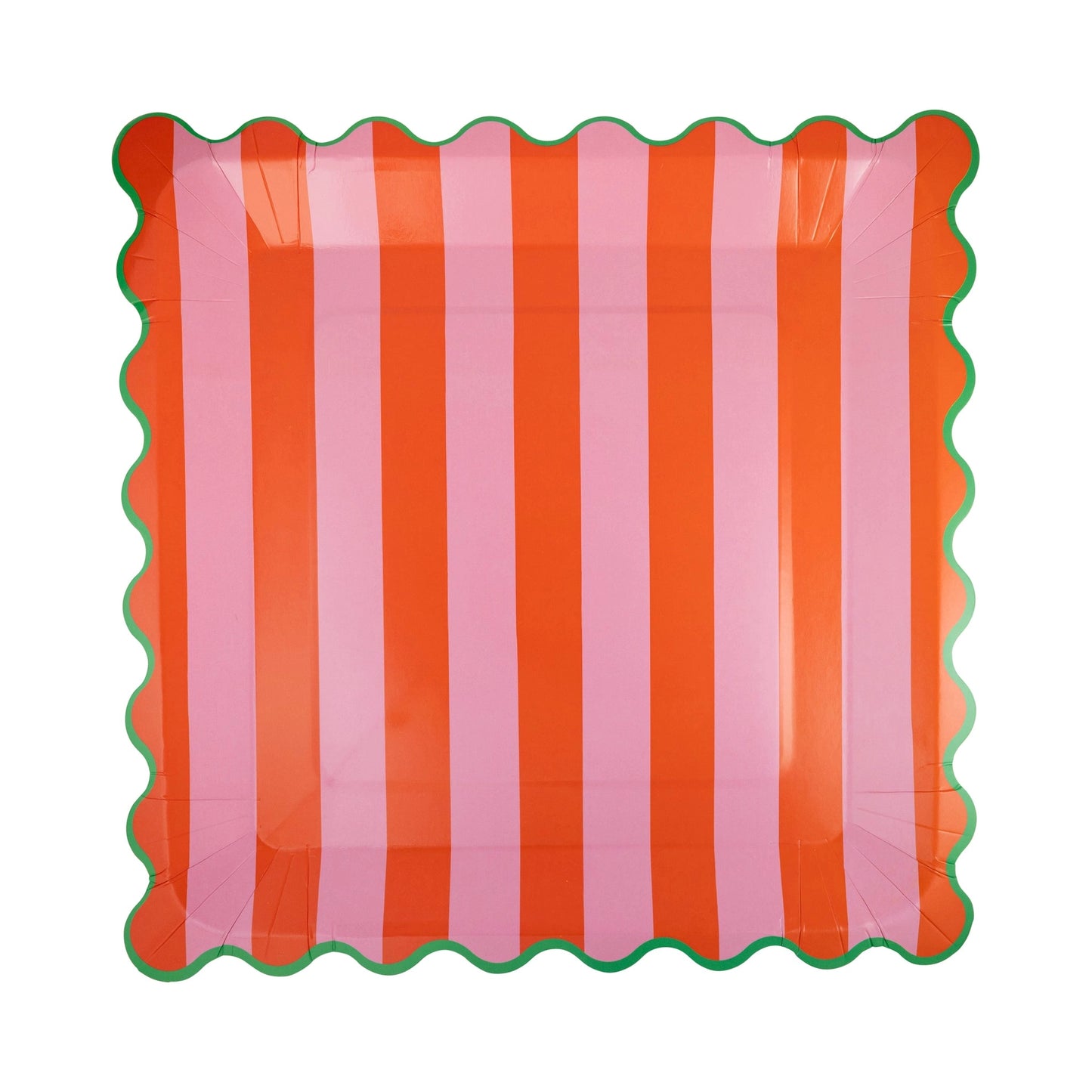 Bright Striped Dinner Plates