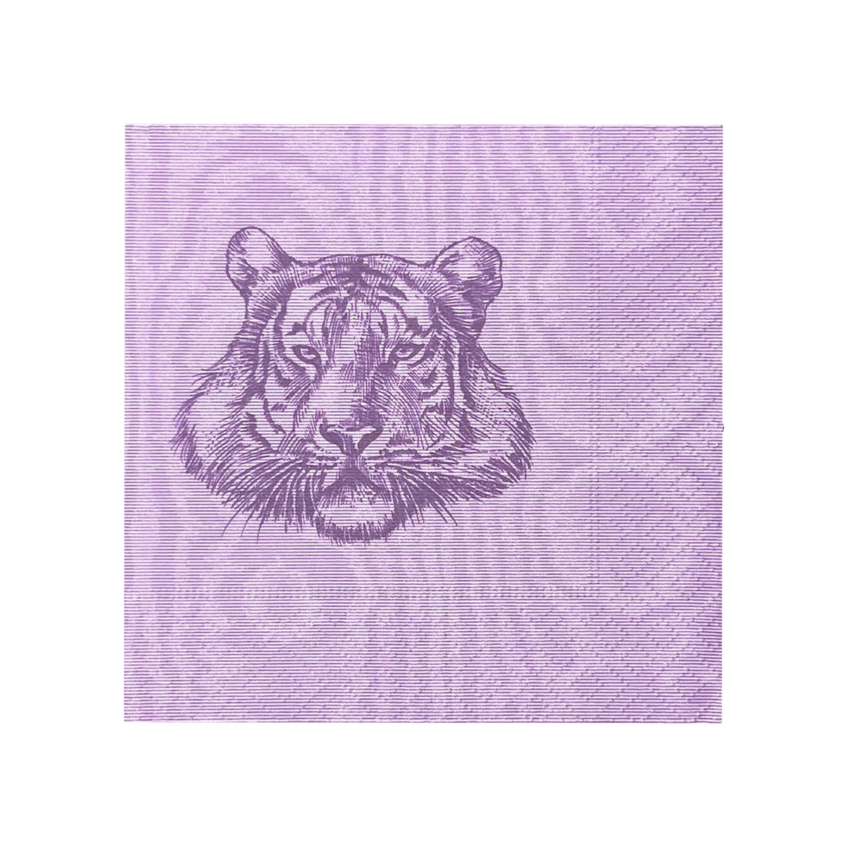 Purple Tiger Cocktail Napkins