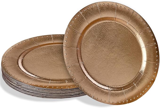 13" Beaded Charger Plates