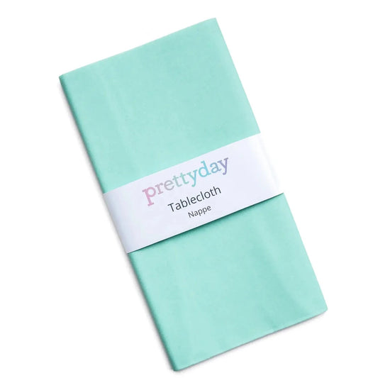 Ecofriendly Pastel Mint Disposable Tablecloth