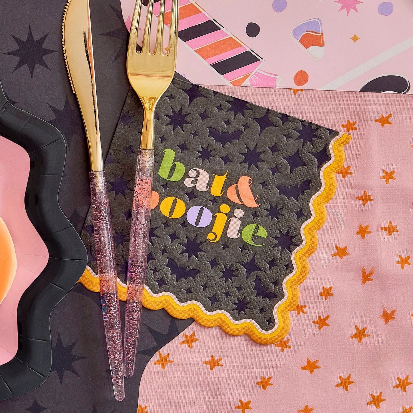Bat & Boojie Cocktail Napkins