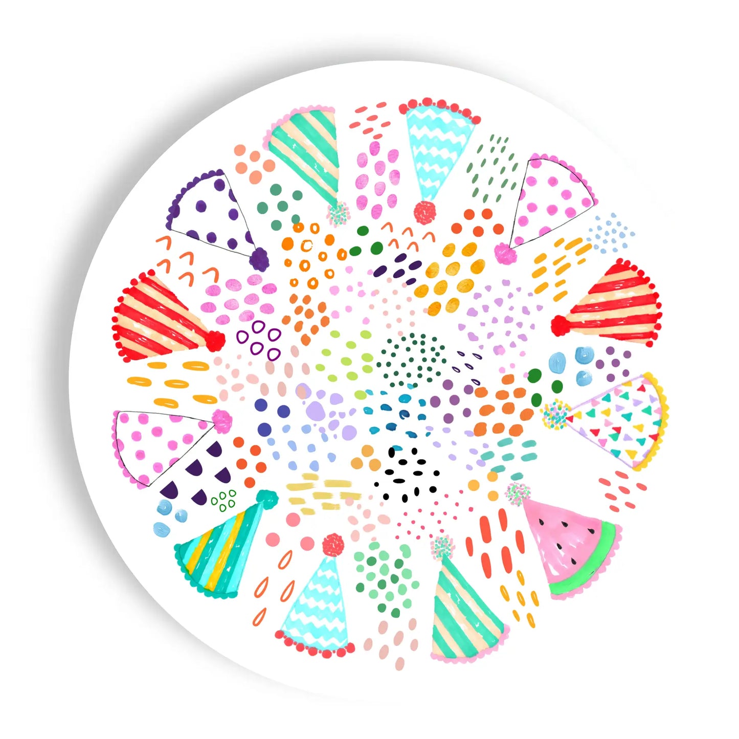 Birthday Party Hat Dinner Plate