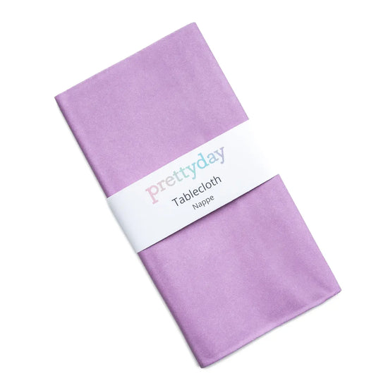 Ecofriendly Purple Disposable Tablecloth