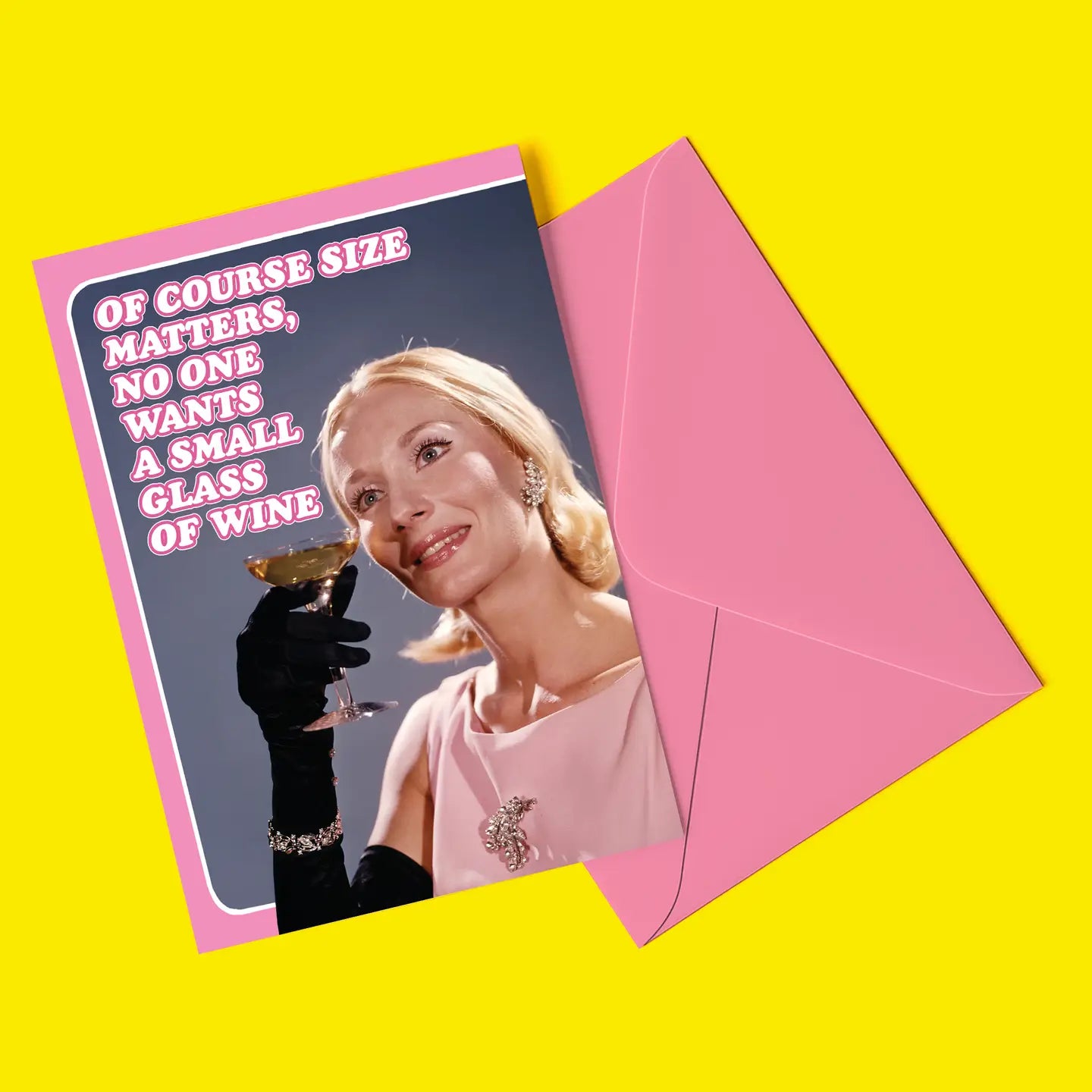 Of Course Size Matters Card with Stickers
