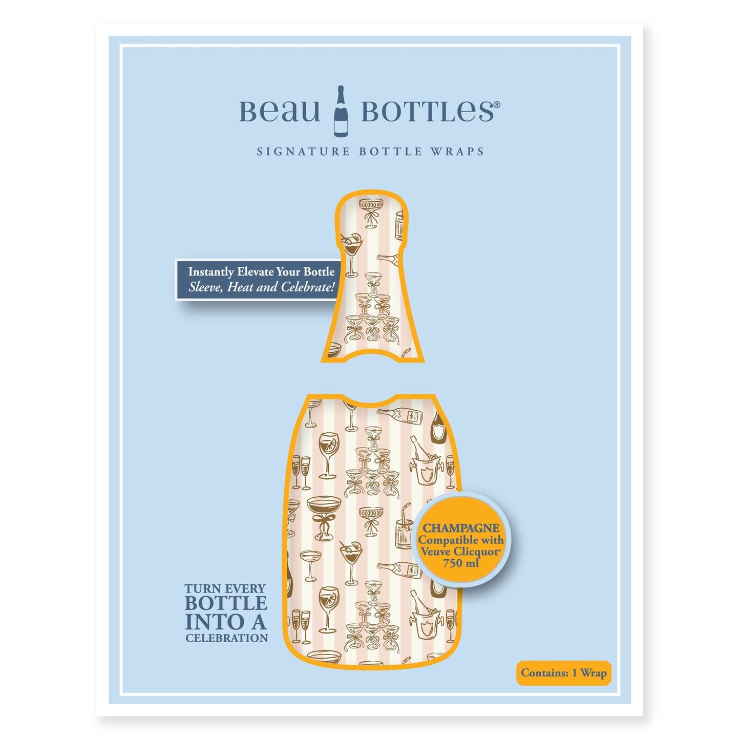 Beau Bottles Toast & Bubbles - Veuve Edition