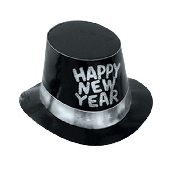 Black Hi-Hat with Glittered HNY