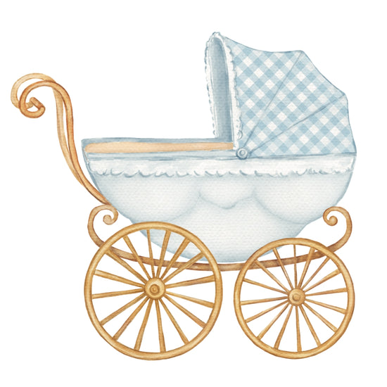Blue Welcome Baby Door Hanger