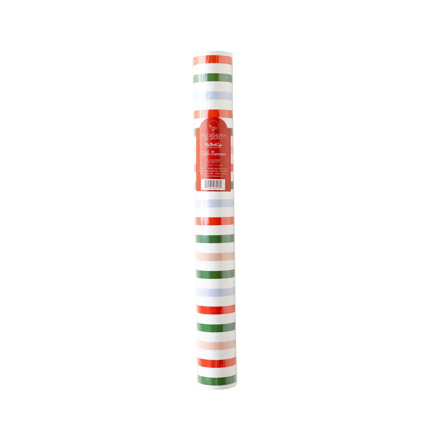 Christmas Stripes Table Runner