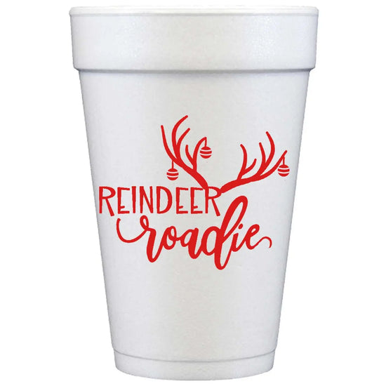 Reindeer Roadie Foam Cups