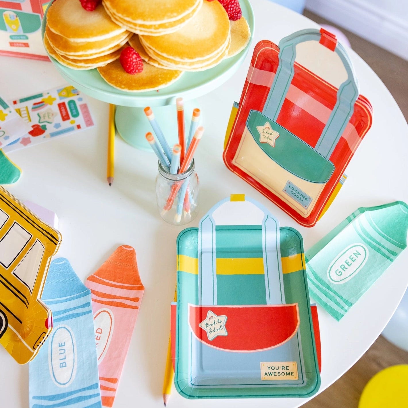 Backpack Shaped Plates